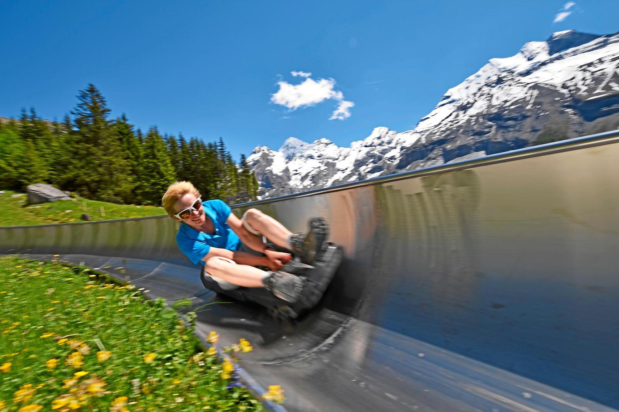 Seilers Vintage Hotel & Spa Kandersteg Bagian luar foto